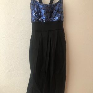 City Style Blue Cocktail Dress Size 7 (Worn Once)